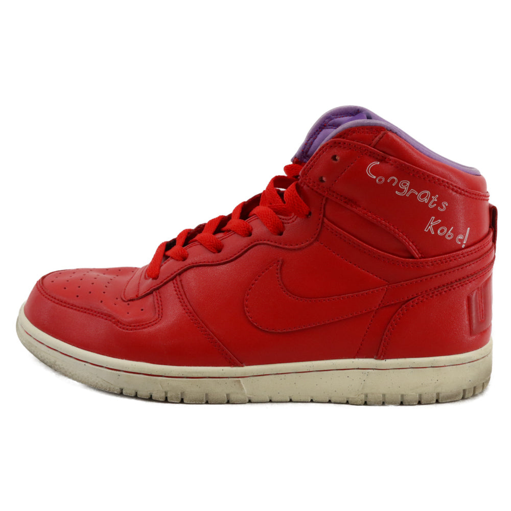 NIKE(ナイキ) BIG NIKE HIGH QK Lil Dez 370428-600 ビッグナイキ リルデズ ハイカットスニーカー US9/27cm レッド