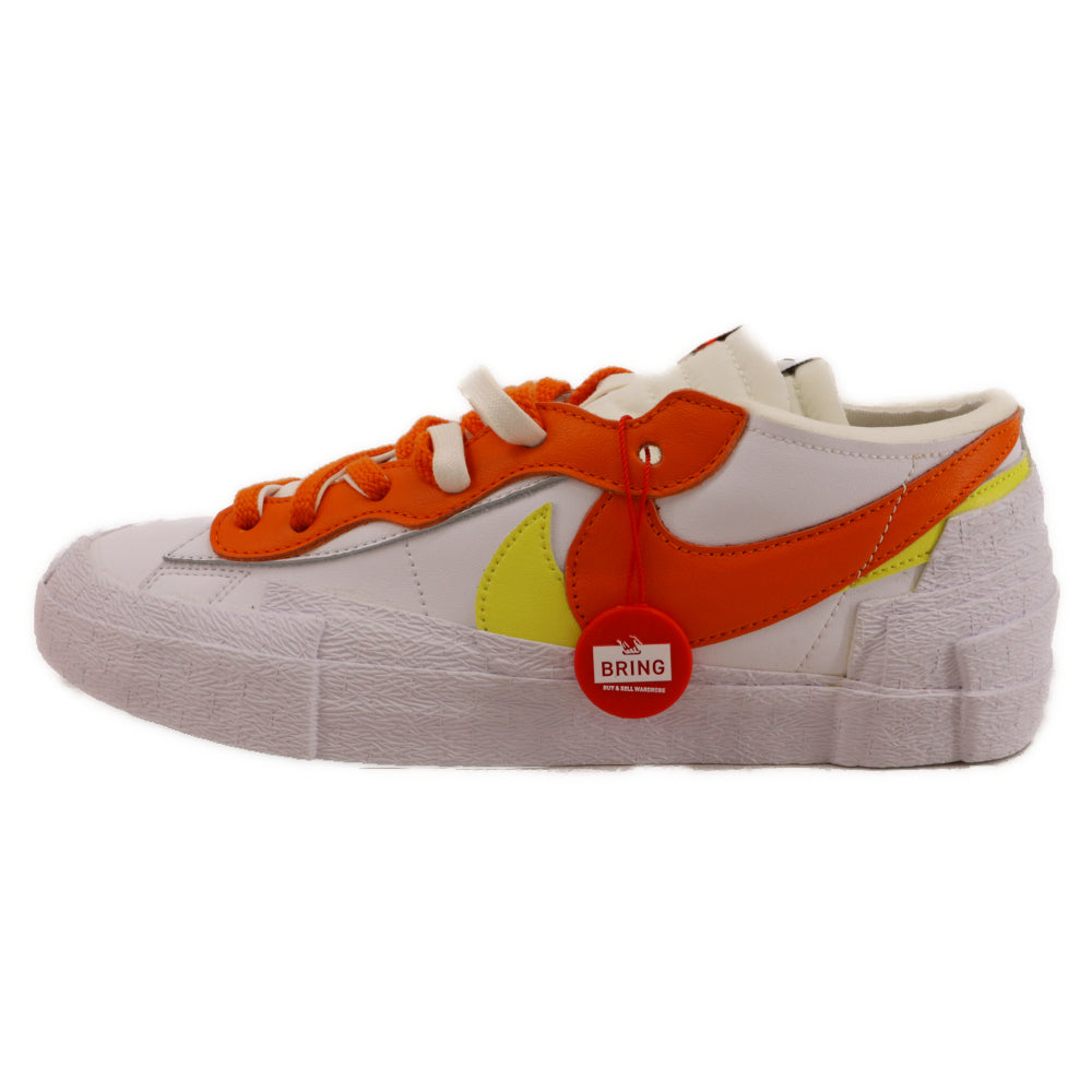NIKE(ナイキ) ×sacai BLAZER LOW MAGMA ORANGE DD1877-100 サカイ ブレーザーロー マグマオレンジ ローカットスニーカー ホワイト/オレンジ US10.5/28.5cm