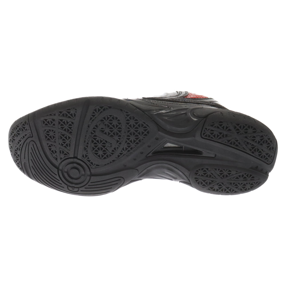 SPALDING(スポルディング) CYTEK MID SPB-1006 サイテック ハイカットスニーカー ブラック/レッド US8.5/26.5cm