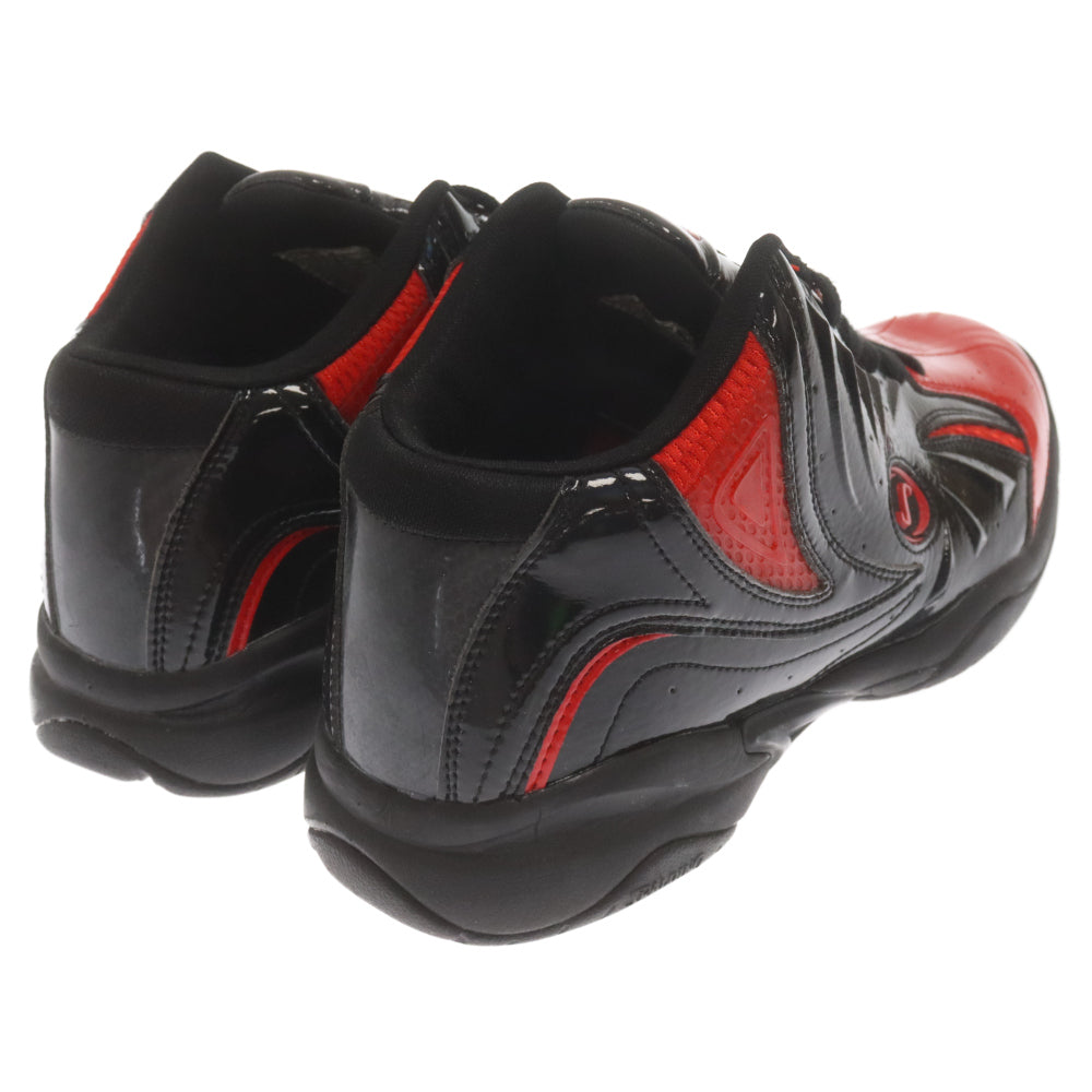 SPALDING(スポルディング) CYTEK MID SPB-1006 サイテック ハイカットスニーカー ブラック/レッド US8.5/26.5cm