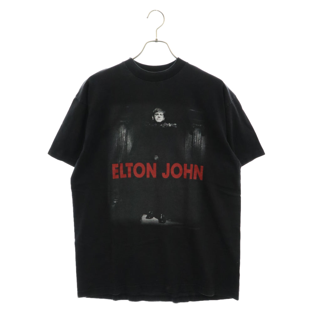 VINTAGE(ヴィンテージ) 90s Elton John Polygram Tag Tour Tee エルトンジョン ツアー半袖Tシャツ ブラック