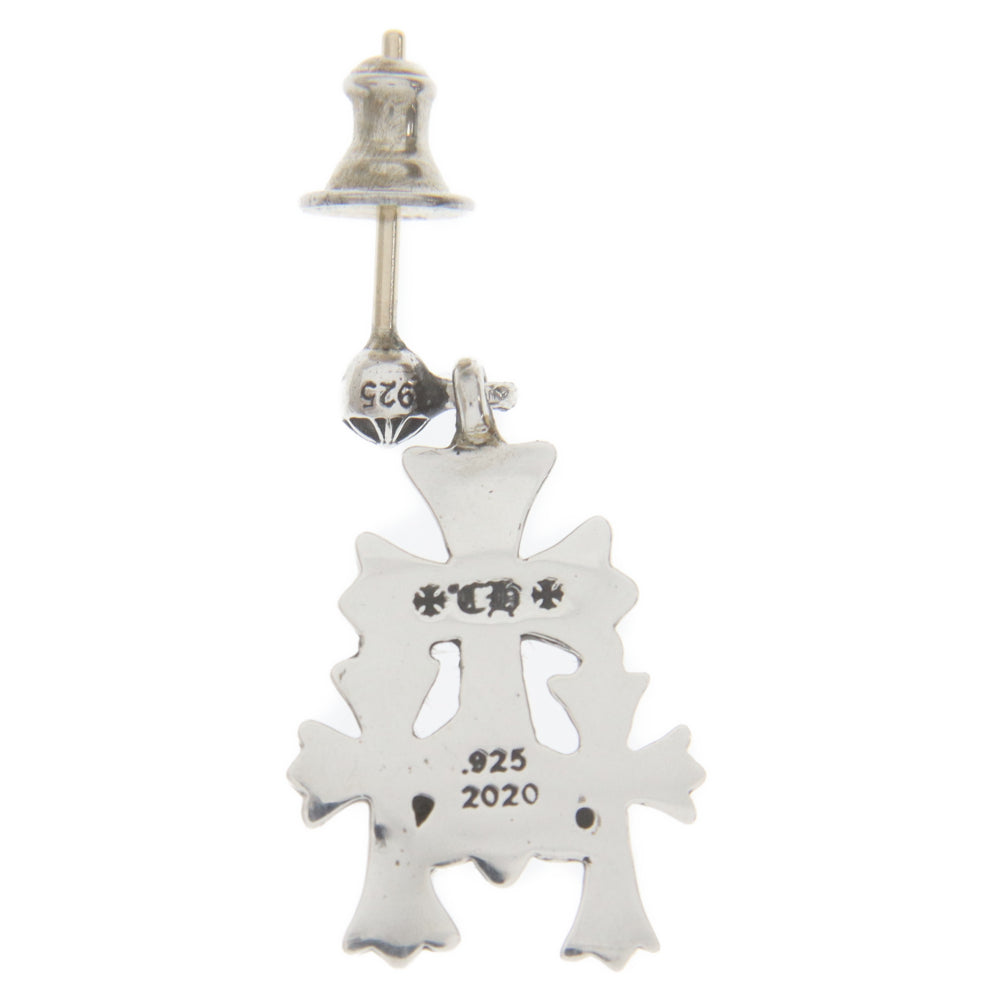 CHROME HEARTS(クロムハーツ) 3CH CROSS DROP トリプルクロス 3クロス ドロップピアス シルバー