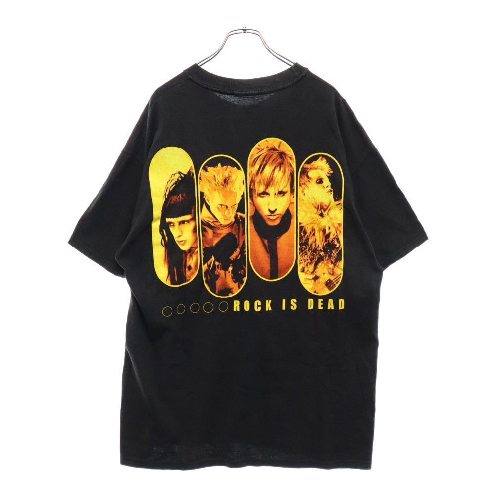 VINTAGE(ヴィンテージ) 90s Marilyn Manson Rock Is Dead Tee マリリンマンソン ロックイズデッド バンド半袖Tシャツットソー ブラック