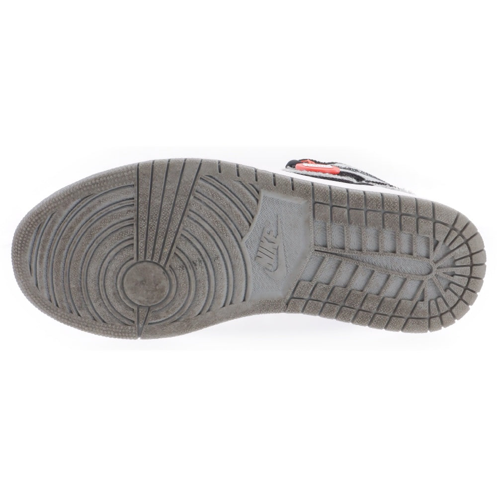 NIKE(ナイキ) ×アレイリ メイ エアジョーダン1 シャドウグレー ハイカットスニーカー ブラック/グレー US8/26cm AJ5991-062