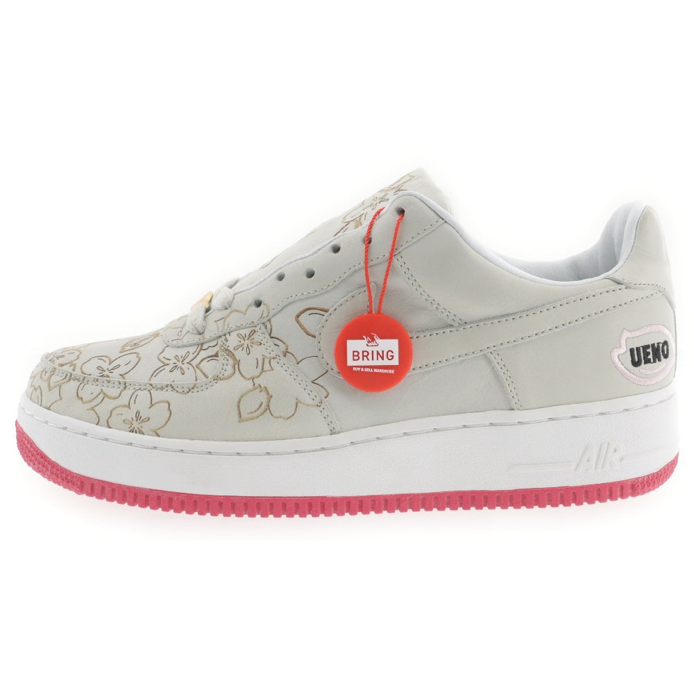 NIKE(ナイキ) 【観賞用2005年製】世界500足限定 AIR FORCE1 LOW UENO CITY ATTACK SAKURA 309360-001 エアフォース1 上野 桜モデル ローカットスニーカー グレー US9/27cm