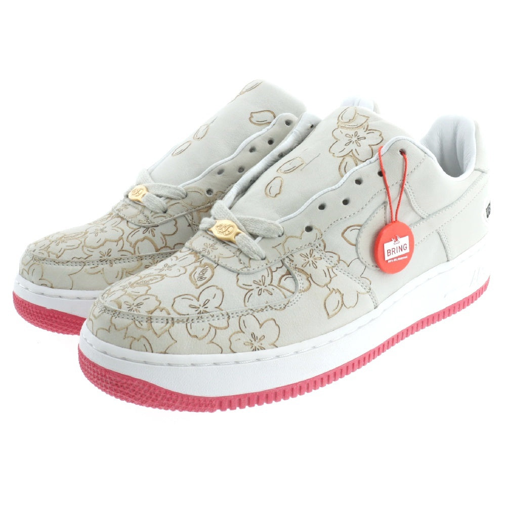 NIKE(ナイキ) 【観賞用2005年製】世界500足限定 AIR FORCE1 LOW UENO CITY ATTACK SAKURA 309360-001 エアフォース1 上野 桜モデル ローカットスニーカー グレー US9/27cm