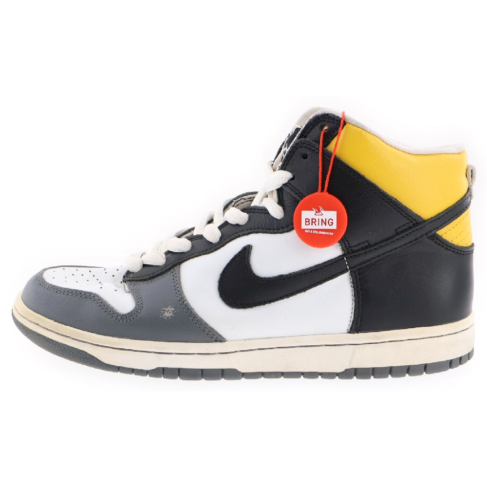 NIKE SB(ナイキエスビー) 【観賞用 2004年製】SBダンク ダニエルシミズ ハイカットスニーカー US8.5/26.5cm ブラック/グレー/イエロー 305050-101