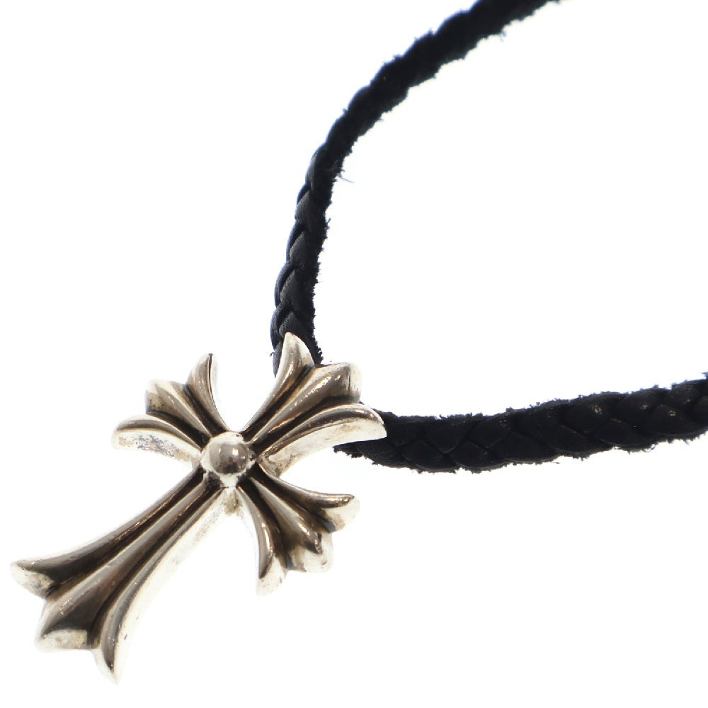 CHROME HEARTS(クロムハーツ) CH CRS SML BC スモールCHクロスボロチップ Wボロチップ ネックレス シルバー/ブラック