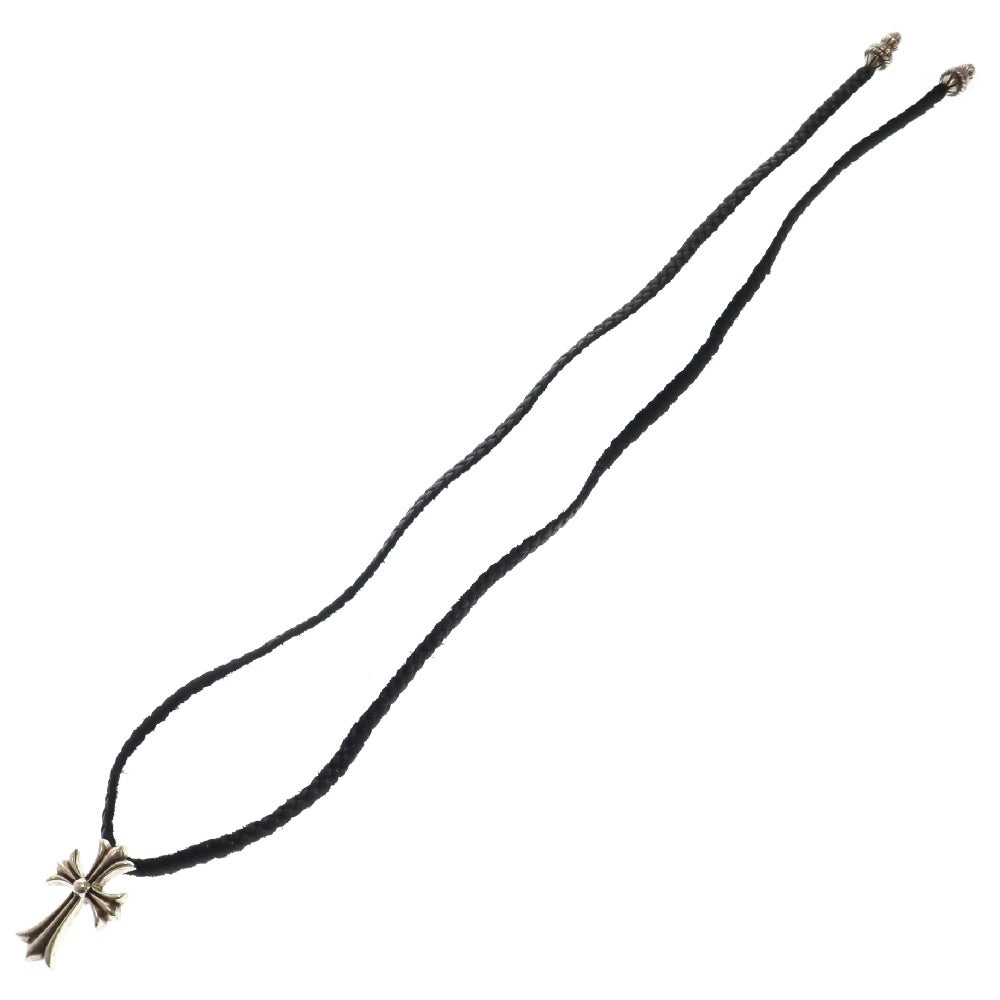 CHROME HEARTS(クロムハーツ) CH CRS SML BC スモールCHクロスボロチップ Wボロチップ ネックレス シルバー/ブラック