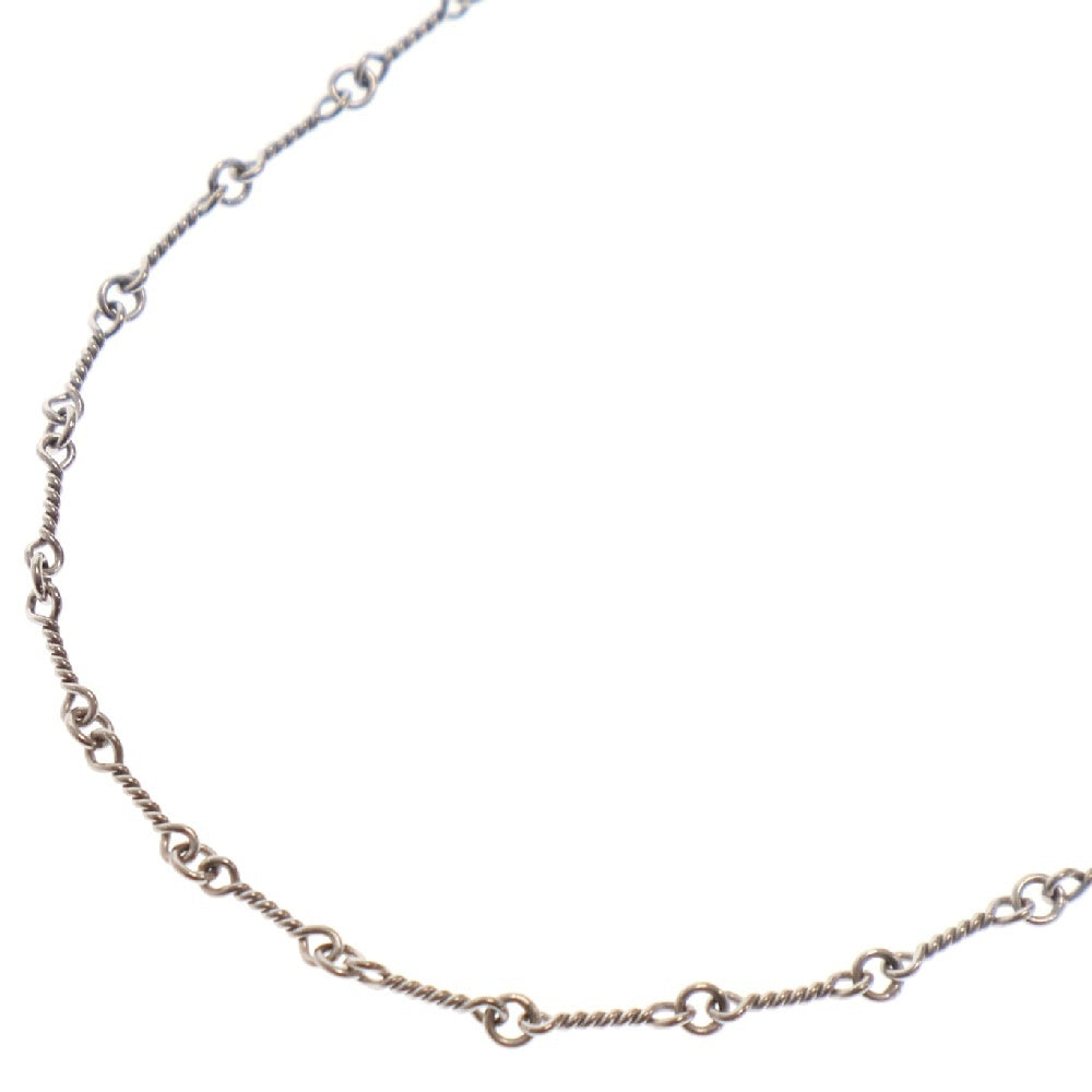 CHROME HEARTS(クロムハーツ) 18KWG NECKCHAIN T/ツイストチェーン16inch ホワイトゴールドネックレス ※国内コピーギャラ付き