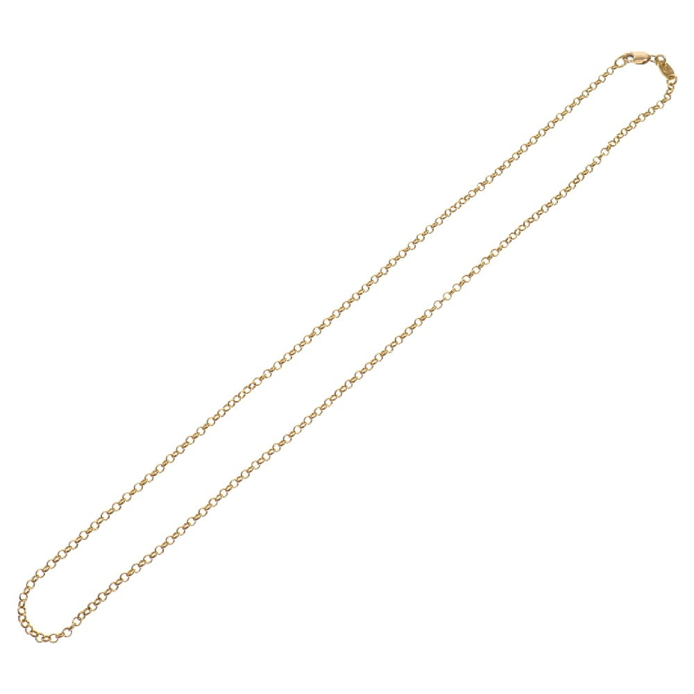 CHROME HEARTS(クロムハーツ) 22K NECKCHAIN R18 ロールチェーン18inch ネックレス ゴールド