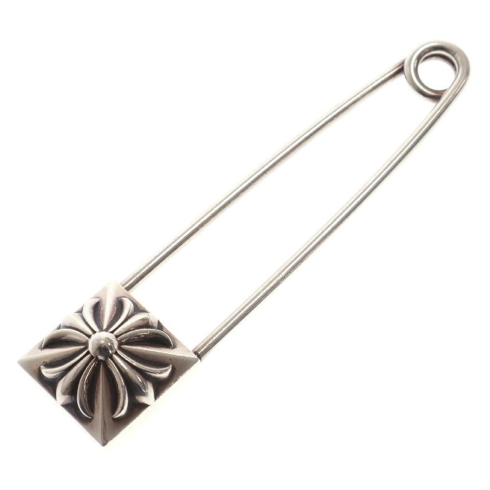 CHROME HEARTS(クロムハーツ) SAFETY PIN XL エクストララージセーフティピン シルバーネックレストップ ※国内ギャラ