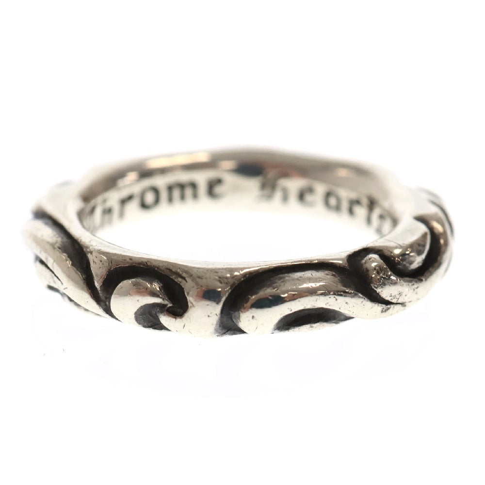CHROME HEARTS(クロムハーツ) SCRL BAND スクロールバンド リング シルバー