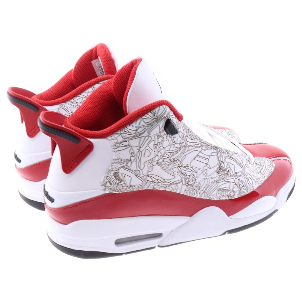 NIKE(ナイキ) AIR JORDAN DUB ZERO 311046 163 エア ジョーダン ダブ ゼロ ハイカットスニーカー ホワイト/レッド US10/28.0cm