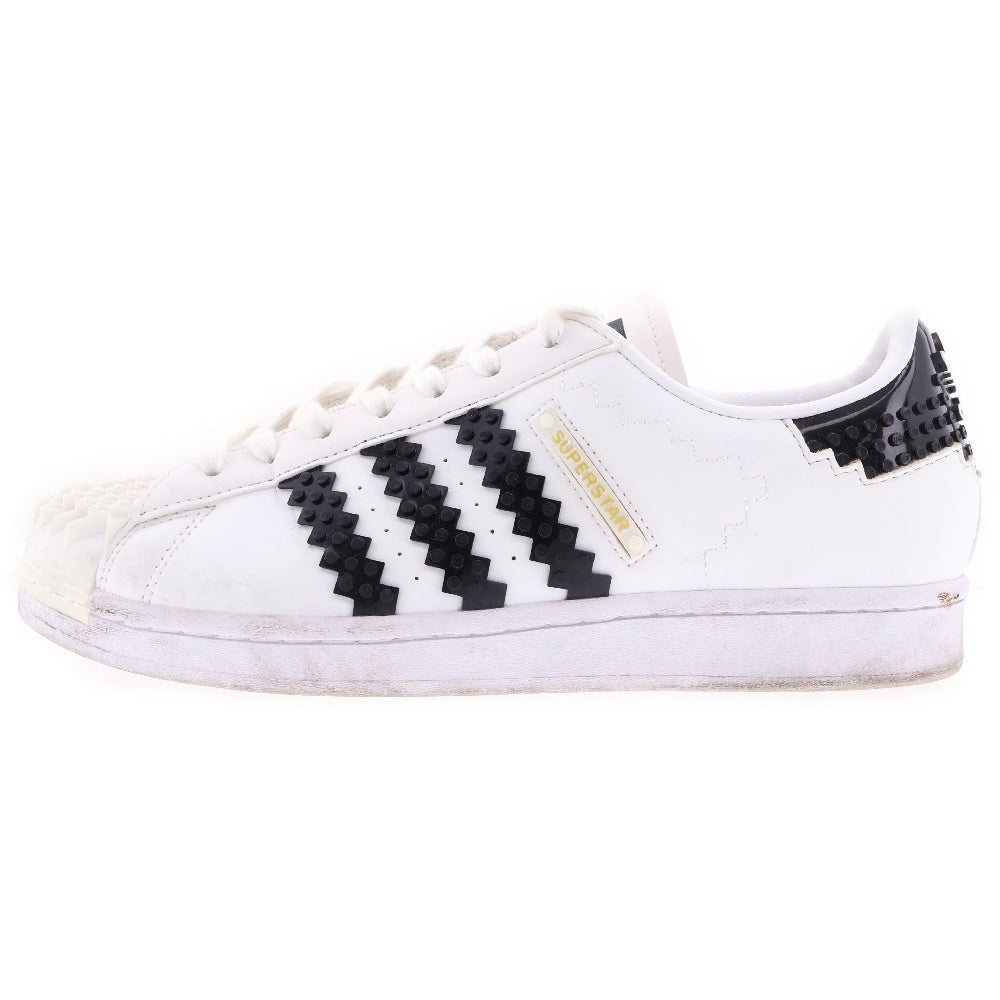 adidas(アディダス) ×LEGO SUPERSTAR GW5270 レゴ スーパースター ローカットスニーカー ホワイト US9/27cm