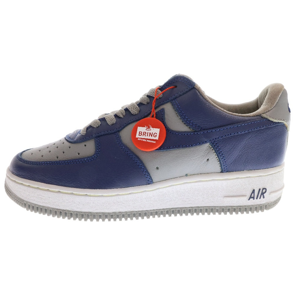 NIKE(ナイキ) × ATMOS AIR FORCE 1 LOW TWILIGHT BLUE 630033-044 アトモス エアフォース1 トワイライト ブルー ローカットスニーカー グレー/ブルー US8.5/26.5cm