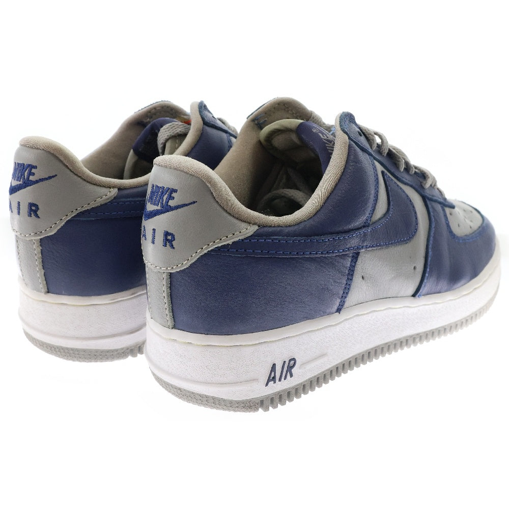 NIKE(ナイキ) × ATMOS AIR FORCE 1 LOW TWILIGHT BLUE 630033-044 アトモス エアフォース1 トワイライト ブルー ローカットスニーカー グレー/ブルー US8.5/26.5cm