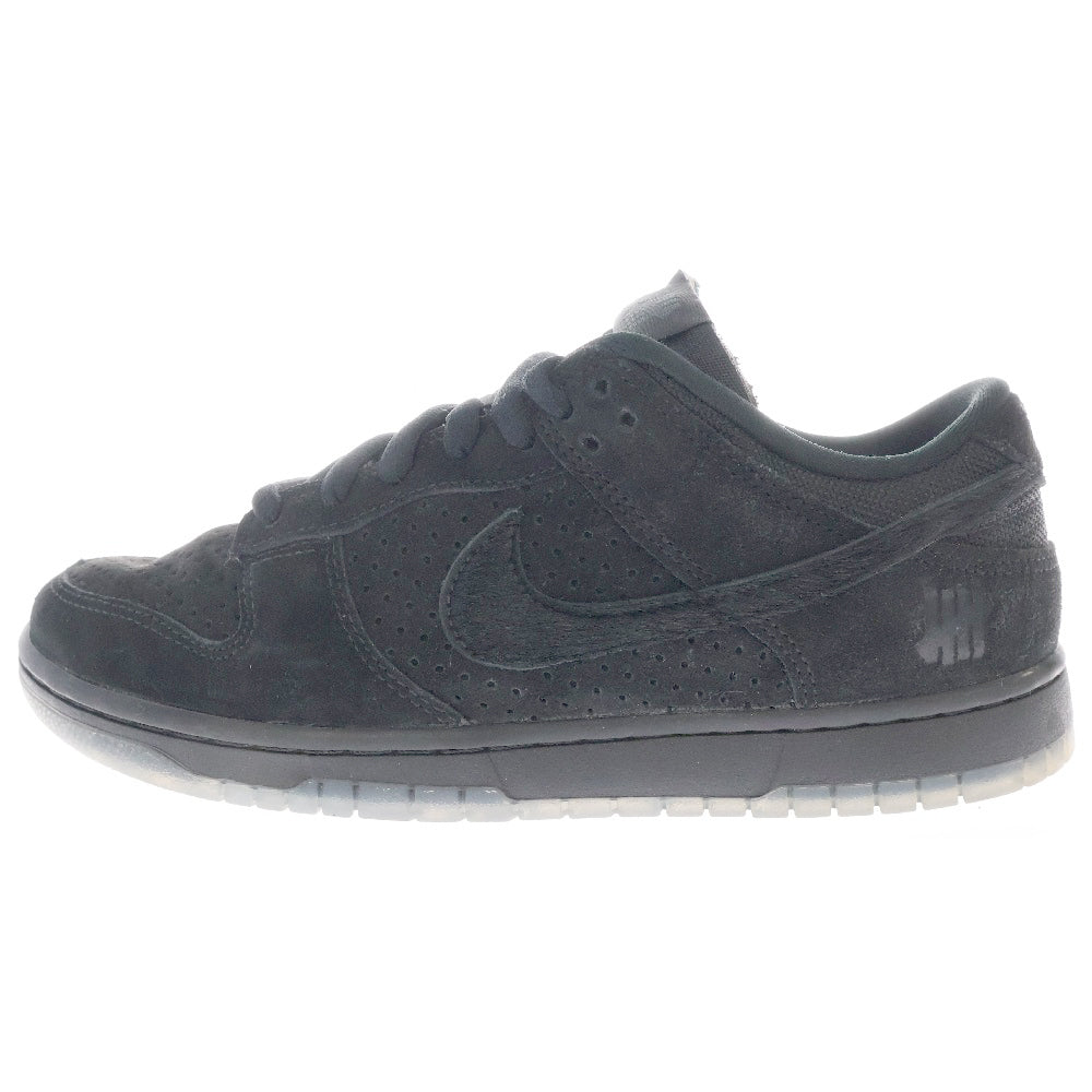 NIKE(ナイキ) ×UNDEFEATED DUNK LOW SP 5 ON IT DO9329-001 アンディフィーテッド ダンク ファイブオンイット ローカットスニーカー ブラック US8.5/26.5cm
