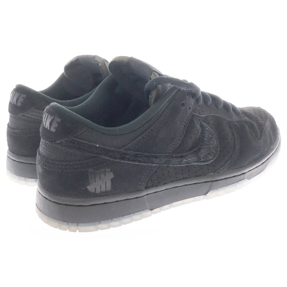 NIKE(ナイキ) ×UNDEFEATED DUNK LOW SP 5 ON IT DO9329-001 アンディフィーテッド ダンク ファイブオンイット ローカットスニーカー ブラック US8.5/26.5cm