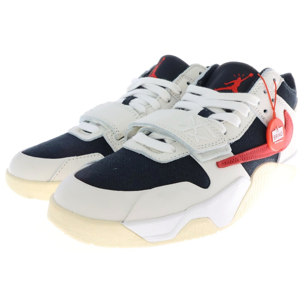 NIKE(ナイキ) トラヴィススコット ジョーダンジャンプマンジャック ローカットスニーカー ホワイト/ブラック/レッド US8.5/26.5cm FZ8117-101