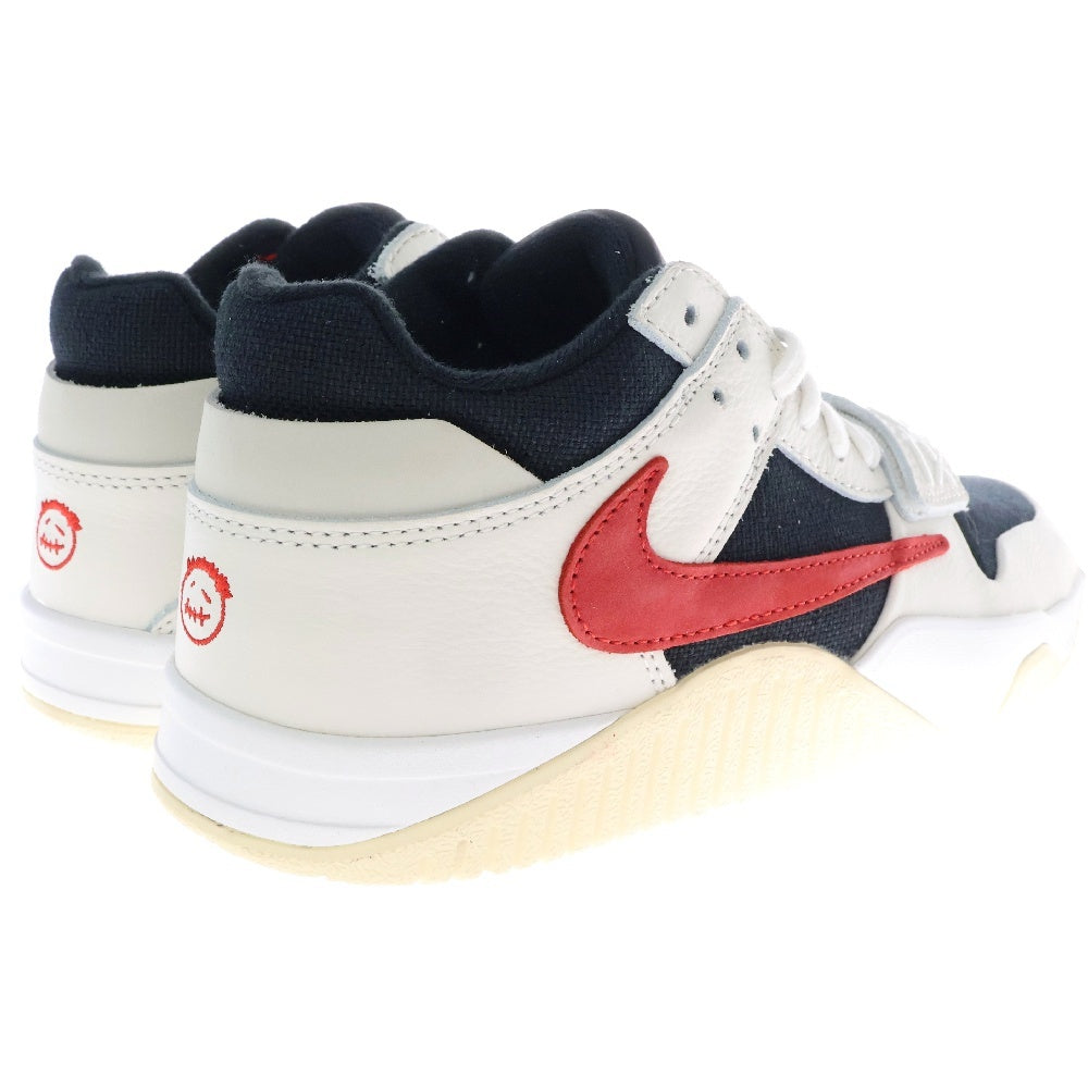 NIKE(ナイキ) トラヴィススコット ジョーダンジャンプマンジャック ローカットスニーカー ホワイト/ブラック/レッド US8.5/26.5cm FZ8117-101