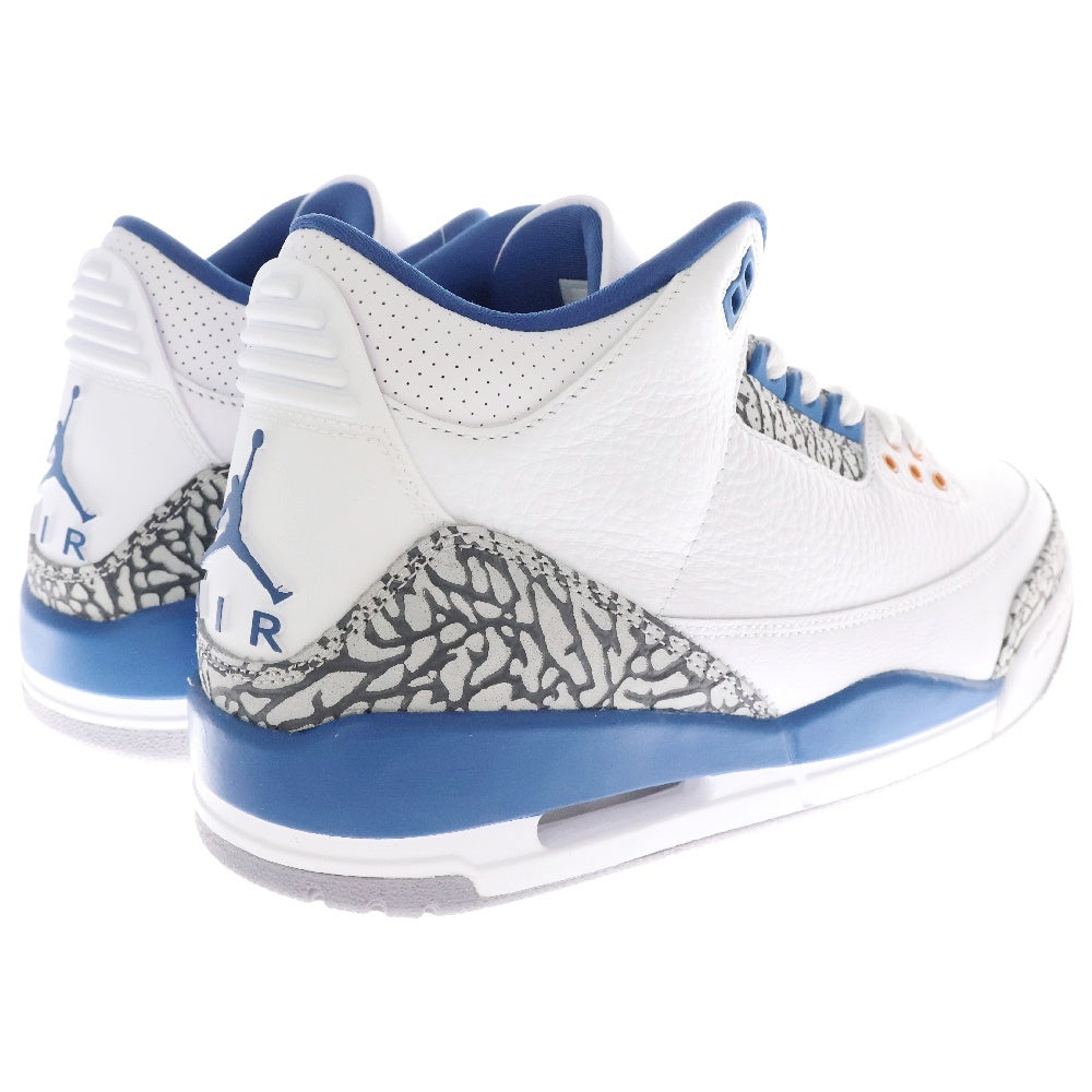 NIKE(ナイキ) AIR JORDAN 3 RETRO TRUE BLUE AND COPPER エアジョーダン3 レトロ トゥルーブルー アンド コッパー ハイカットスニーカー US9.5/27.5cm CT8532-148