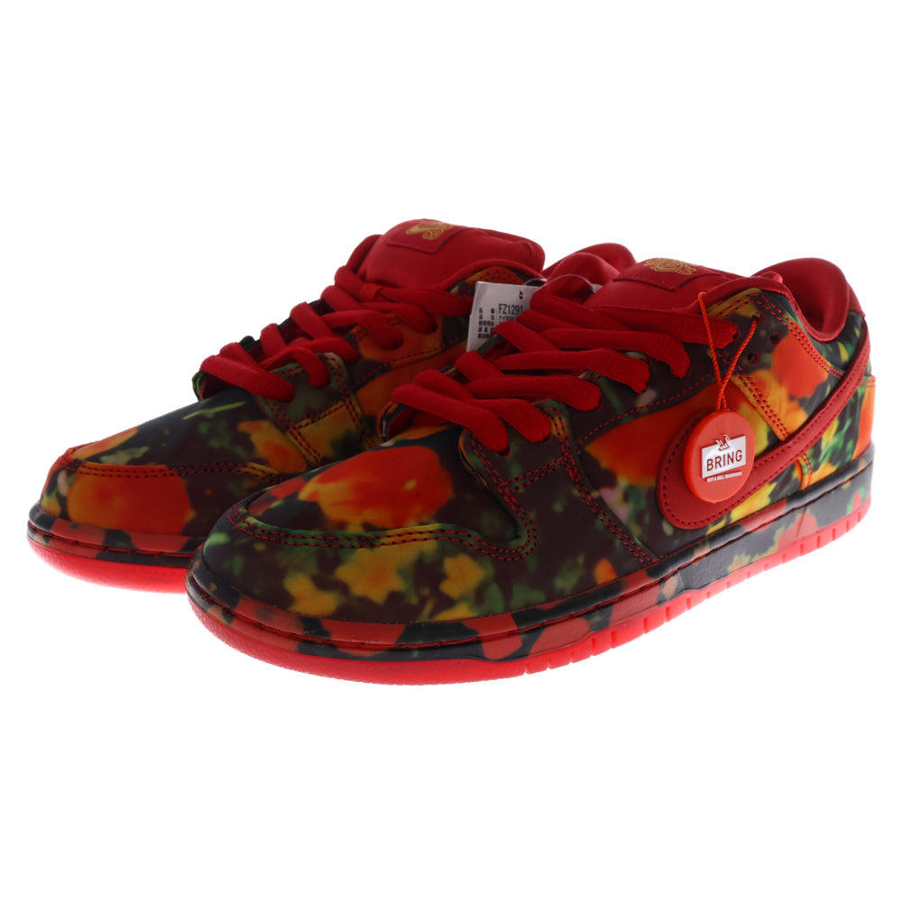 NIKE SB(ナイキエスビー) ×THE WIZARD OF OZ DUNK LOW POPPY FIELD FZ1291-600 オズの魔法使い ダンク ポピーフィールド ローカットスニーカー マルチ US8.5/26.5cm