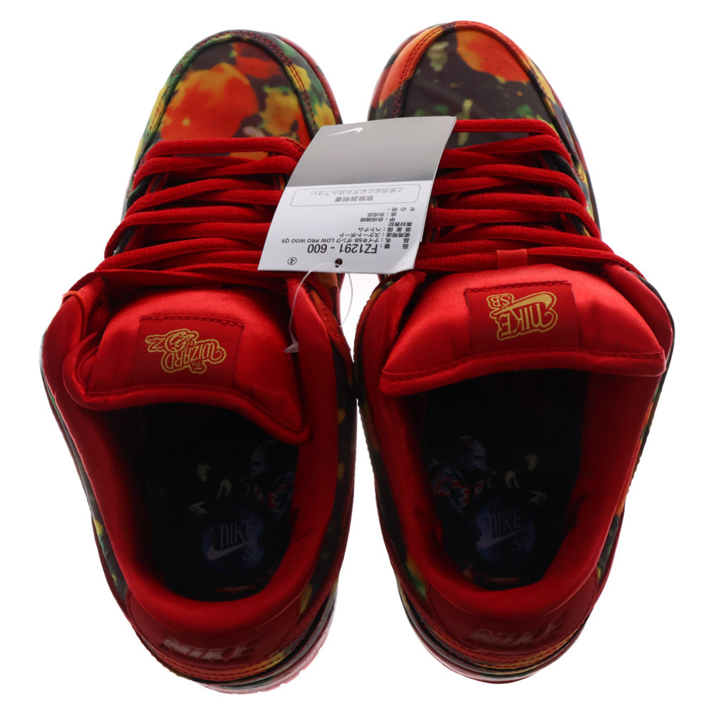 NIKE SB(ナイキエスビー) ×THE WIZARD OF OZ DUNK LOW POPPY FIELD FZ1291-600 オズの魔法使い ダンク ポピーフィールド ローカットスニーカー マルチ US8.5/26.5cm