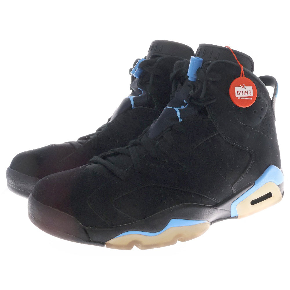 NIKE(ナイキ) AIR JORDAN 6 RETRO UNC 384664-006 エアジョーダン6 ハイカットスニーカー ブラック/ブルー US9/27cm