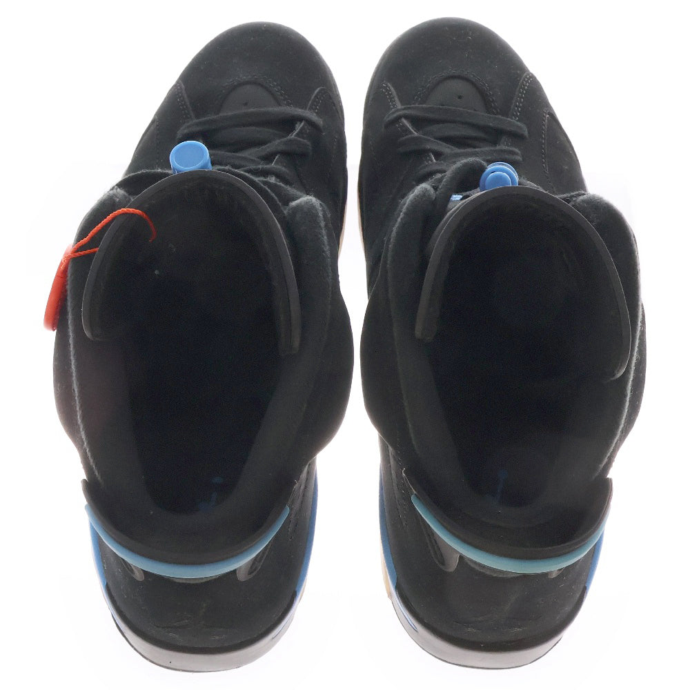NIKE(ナイキ) AIR JORDAN 6 RETRO UNC 384664-006 エアジョーダン6 ハイカットスニーカー ブラック/ブルー US9/27cm