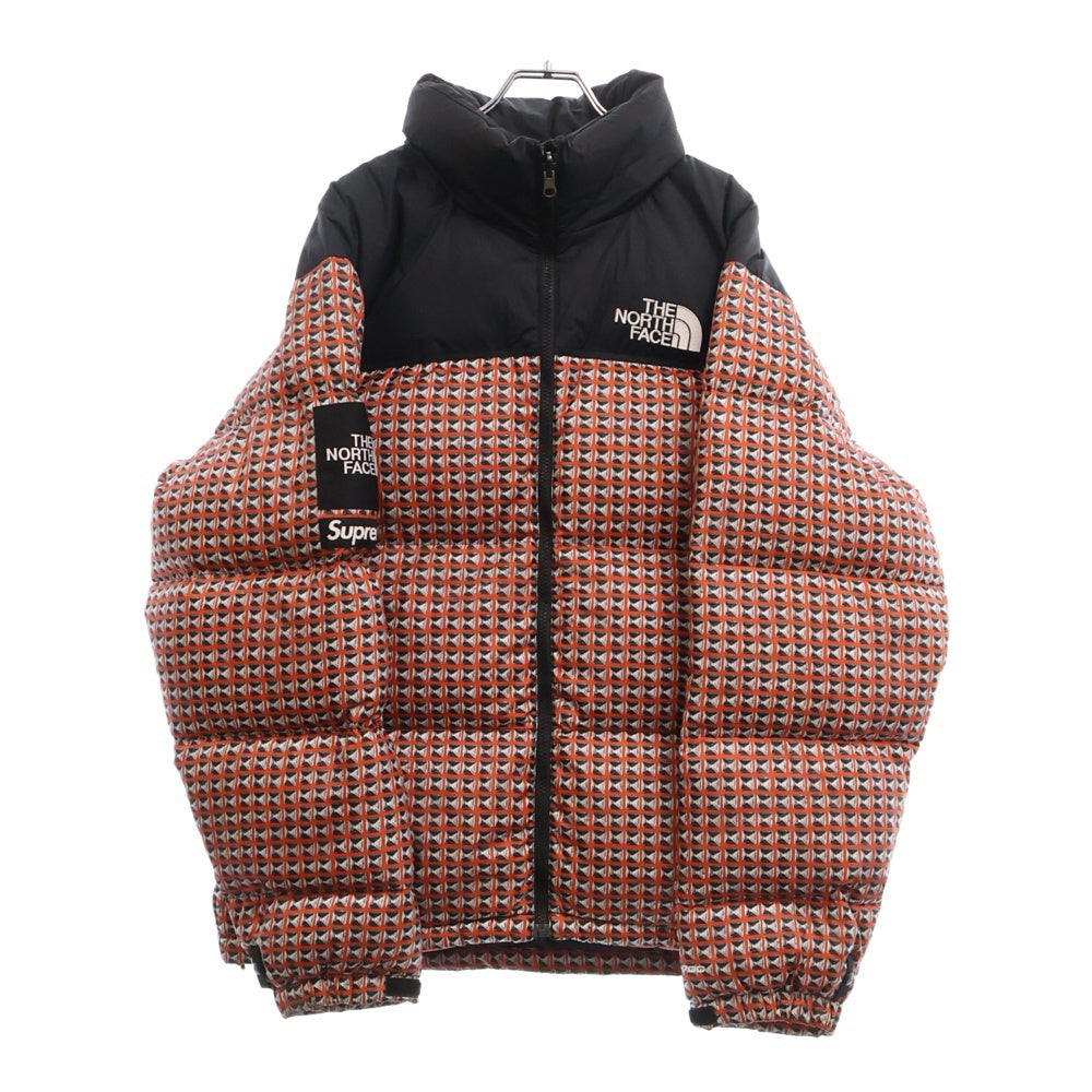 SUPREME(シュプリーム) 21SS ×THE NORTH FACE Studded Nuptse Jacket ノースフェイス スタッズ ヌプシ ダウンジャケット レッド NF0A5IQW