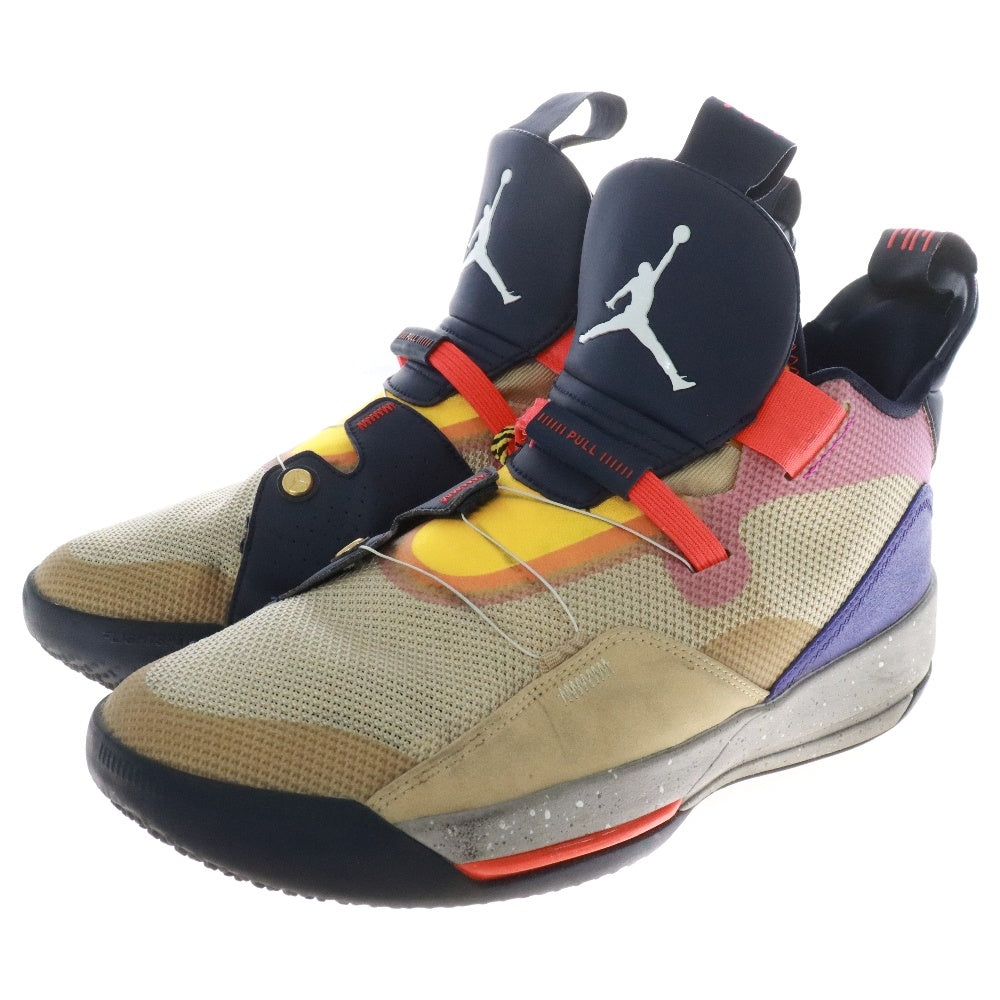 NIKE(ナイキ) AIR JORDAN XXXIII PF エアジョーダン33 ハイカットスニーカー BV5072-200 US9.5/27.5cm マルチカラー