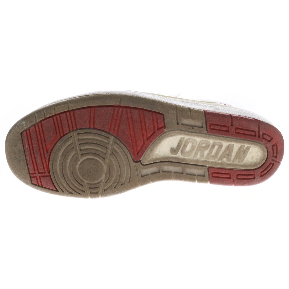 NIKE(ナイキ) 【観賞用 2008年製】AIR JORDAN2 RETRO WHITE/RED エアジョーダン2 レトロ 308308-162ホワイト/レッド US9.5/27.5cm