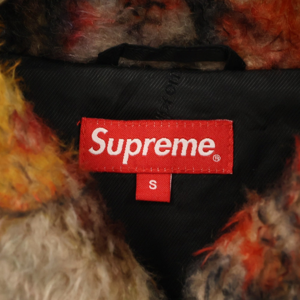 SUPREME(シュプリーム) 19AW Ganesh Faux Fur Jacket ガネーシャ ジップファージャケット マルチ