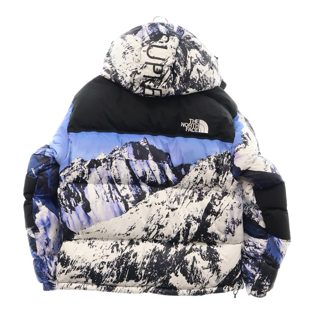 SUPREME(シュプリーム) 17AW×THE NORTH FACE Mountain Baltoro Jacket ザノースフェイス マウンテンバルトロジャケット 雪山 ブルー/ホワイト ND91701I