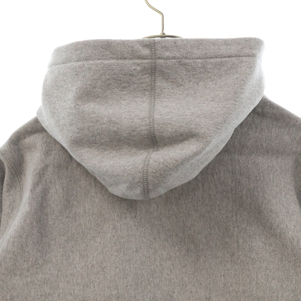 SUPREME(シュプリーム) 19SS×SWAROVSKI Swarovski Box Logo Hooded Sweatshirt スワロフスキー ボックスロゴプルオーバースウェットパーカー グレー