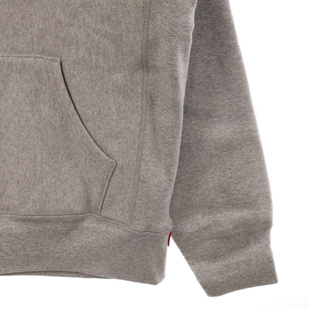 SUPREME(シュプリーム) 19SS×SWAROVSKI Swarovski Box Logo Hooded Sweatshirt スワロフスキー ボックスロゴプルオーバースウェットパーカー グレー