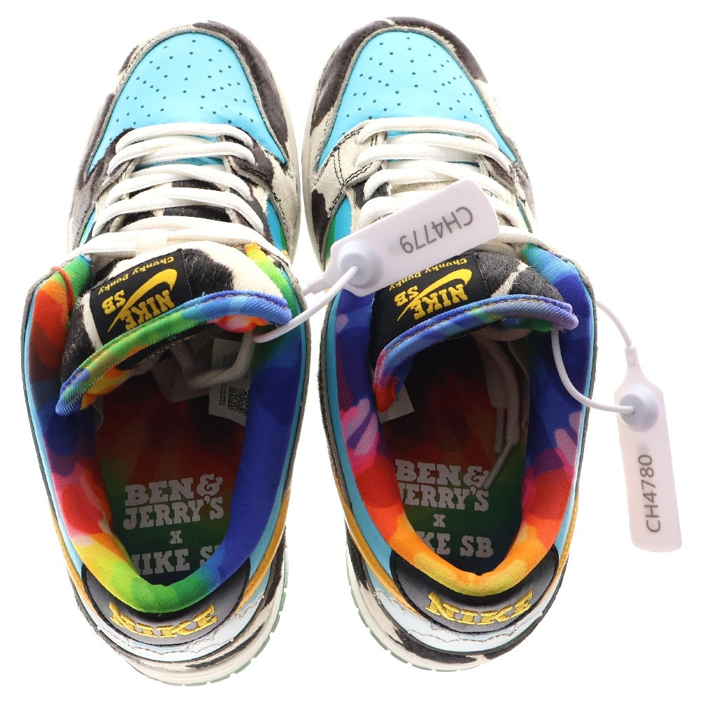 NIKE SB(ナイキエスビー) DUNK LOW BEN & JERRY'S CHUNKY DUNKY ベン&ジェリー ダンク ローカットスニーカー チャンキーダンキー マルチカラー US8/26cm CU3244-100