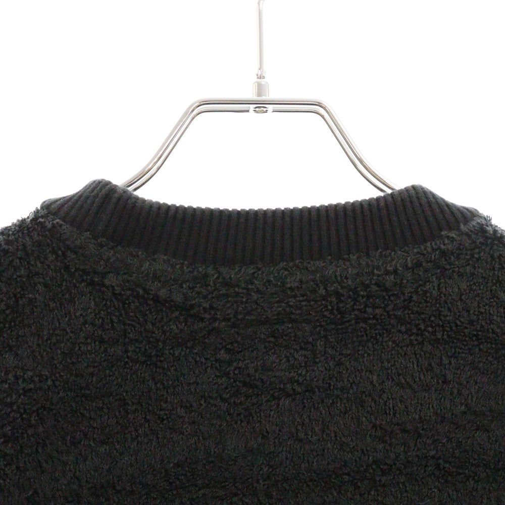 SUPREME(シュプリーム) 17SS Terry Crewneck パイルテリークルーネックトレーナー ブラック