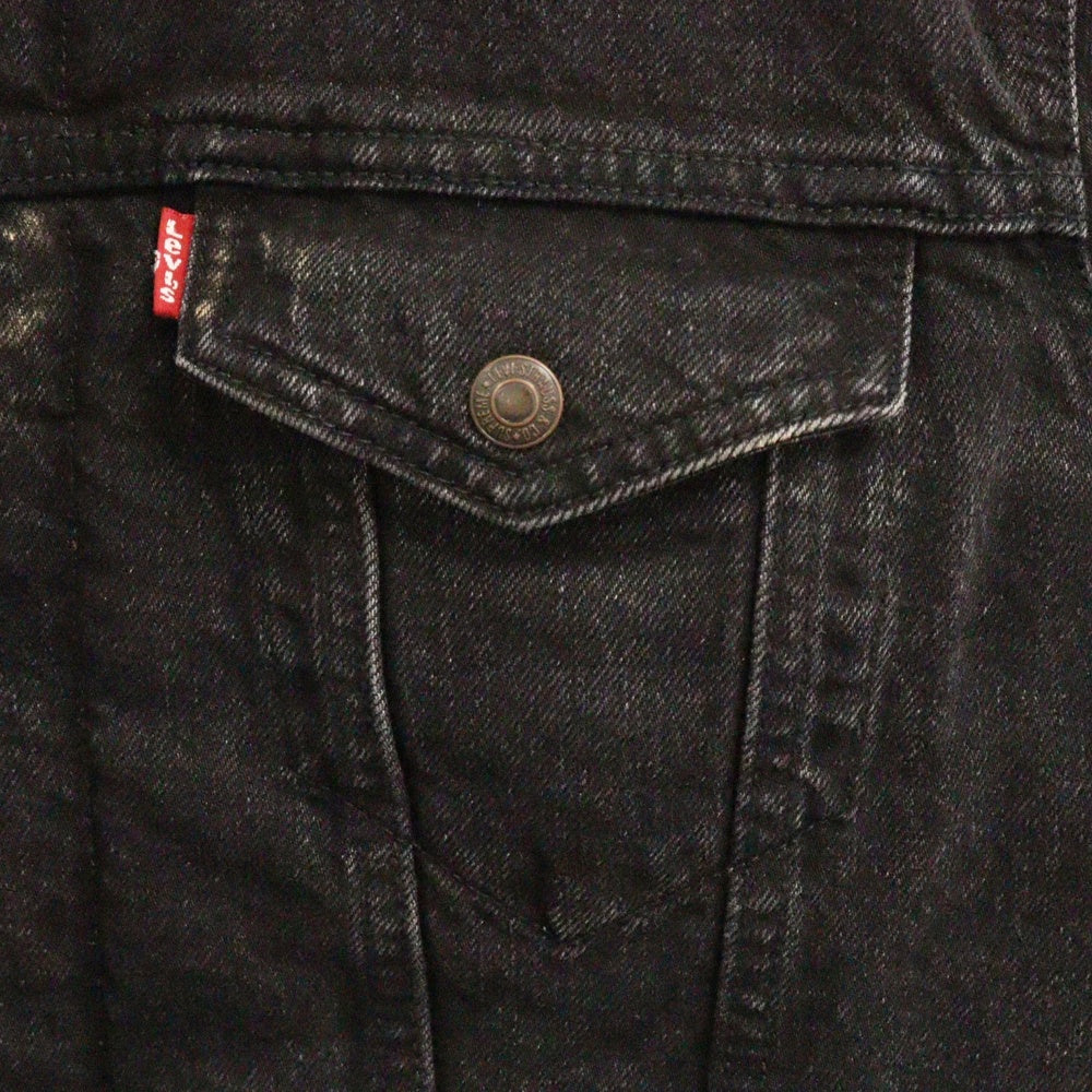SUPREME(シュプリーム) 16AW×Levis Bleached Sherpa Trucker Jacket リーバイス ボアデニムトラッカージャケット ブラック