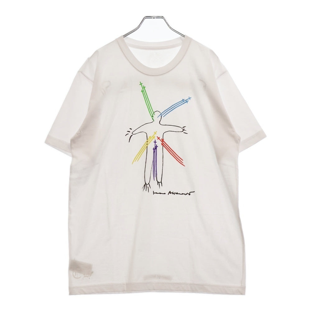 CHROME HEARTS(クロムハーツ) 23AW×Marina Abramovic S/S Tee マリーナ・アブラモヴィッチ RS3クロスグラフィックプリント半袖Tシャツ ホワイト