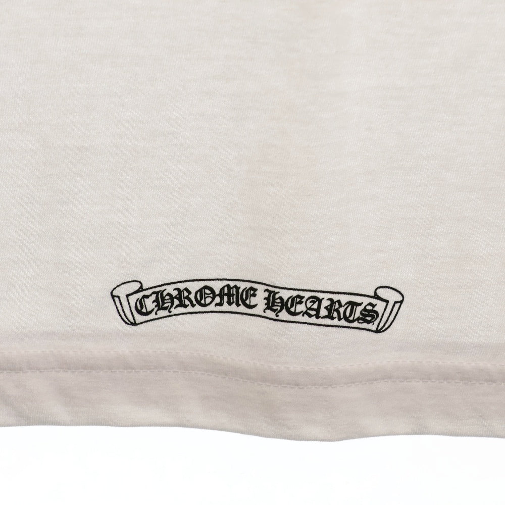 CHROME HEARTS(クロムハーツ) 23AW×Marina Abramovic S/S Tee マリーナ・アブラモヴィッチ RS3クロスグラフィックプリント半袖Tシャツ ホワイト