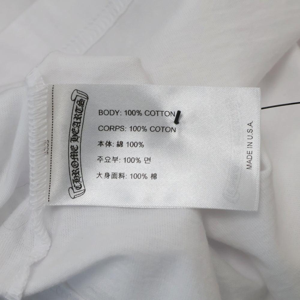 CHROME HEARTS(クロムハーツ) 23AW×Marina Abramovic S/S Tee マリーナ・アブラモヴィッチ RS3クロスグラフィックプリント半袖Tシャツ ホワイト