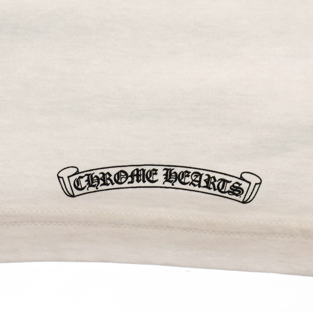 CHROME HEARTS(クロムハーツ) 23AW×Marina Abramovic S/S Tee マリーナ・アブラモヴィッチ RS3クロスグラフィックプリント半袖Tシャツ ホワイト