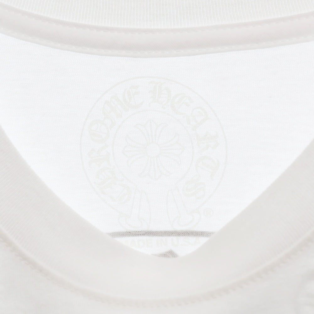 CHROME HEARTS(クロムハーツ) 23AW×Marina Abramovic S/S Tee マリーナ・アブラモヴィッチ RS3クロスグラフィックプリント半袖Tシャツ ホワイト