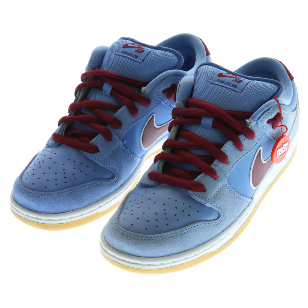 NIKE SB(ナイキエスビー) DUNK LOW PRM PHILADELPHIA PHILLIES DQ4040-400 ダンク フィラデルフィア フィリーズ ローカットスニーカー ブルー US10/28.0cm