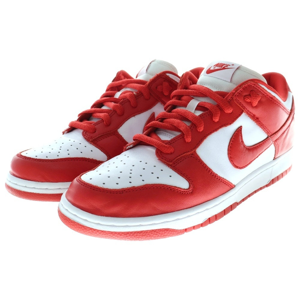NIKE(ナイキ) DUNK LOW SP KENTUCKY CU1727-100 ダンク ユニバーシティーレッド ローカットスニーカー ホワイト/レッド US10/28cm
