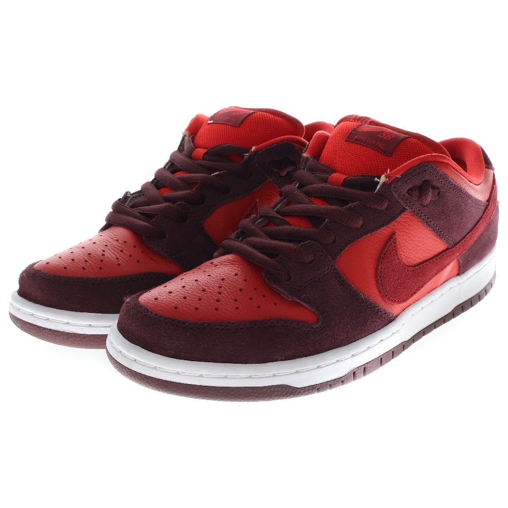 NIKE SB(ナイキエスビー) DUNK LOW PRO CHERRY DM0807-600 ダンク チェリー ローカットスニーカー レッド US10/28cm