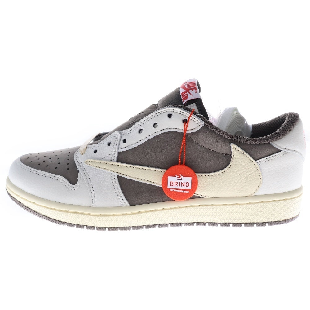 NIKE(ナイキ) ×TRAVIS SCOTT AIR JORDAN 1 LOW OG REVERSE MOCHA DM7866-162 トラヴィススコット エアジョーダン1 リバースモカ ローカットスニーカー ブラウン US9.5/27.5cm