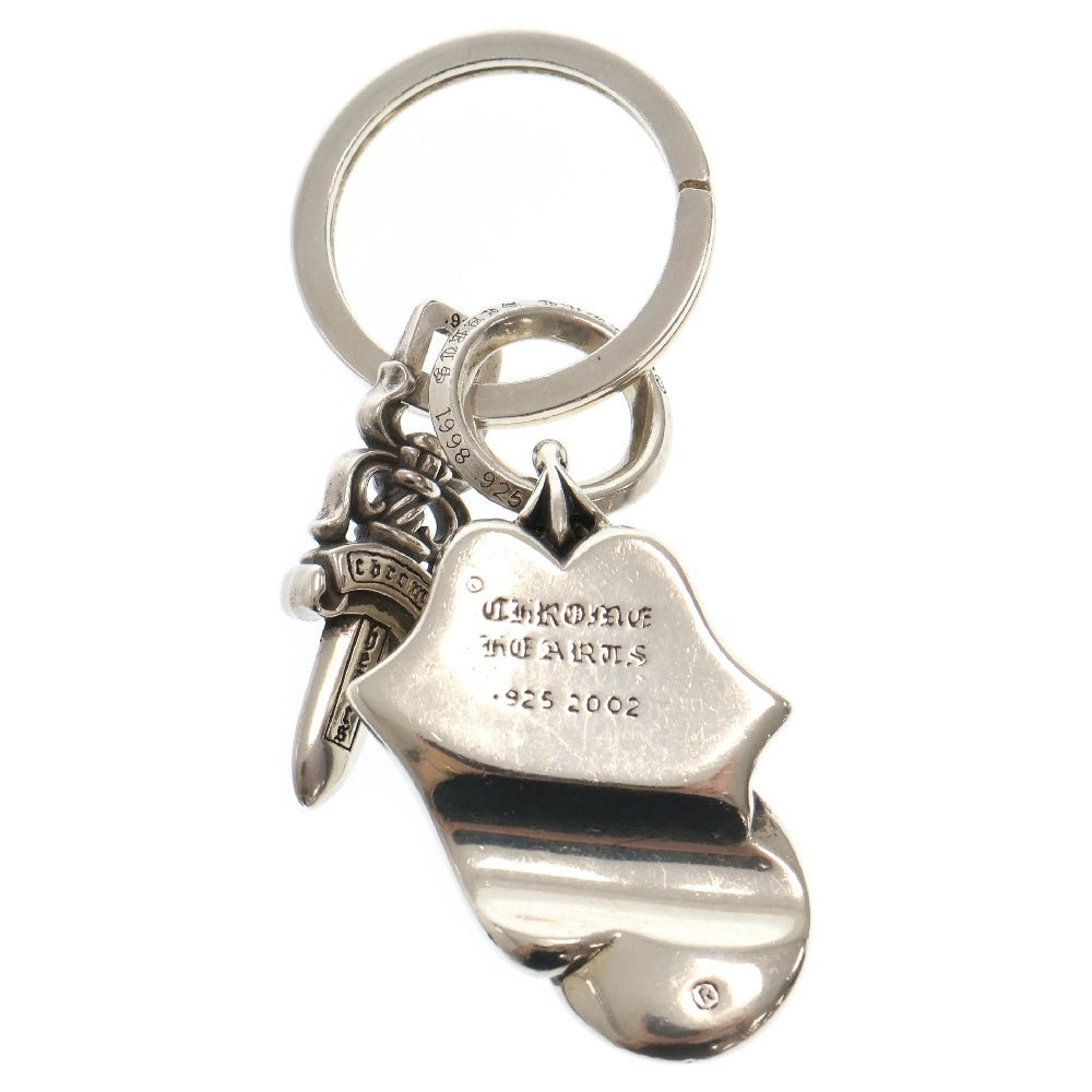CHROME HEARTS(クロムハーツ) KEYCHEAIN キーリング キーホルダー リップアンドタン スプリットダガー